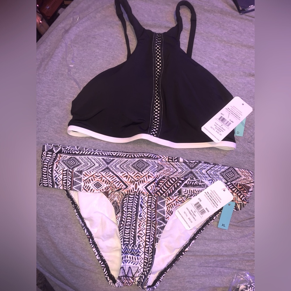 Swimsuit 2piece tribal print